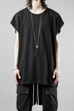 トムクロム THOM KROM OVER LOCK ロンT サイズL thom/krom FRENCH SLEEVE T-SHIRT / OVERSIZED FIT (BLACK)の商品