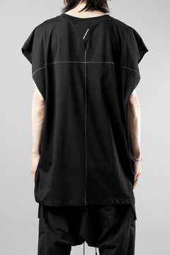 Load image into Gallery viewer, thom/krom FRENCH SLEEVE T-SHIRT / OVERSIZED FIT (BLACK)