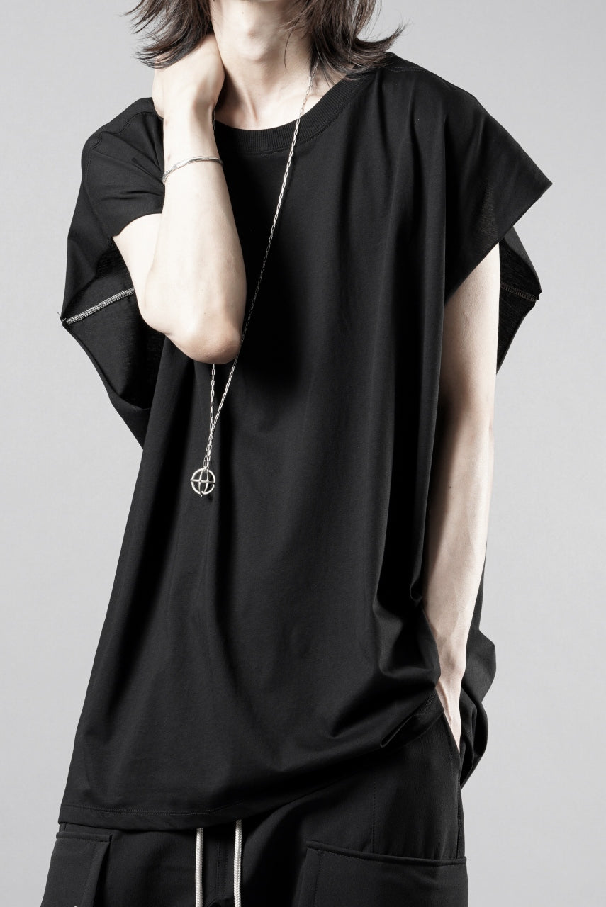 thom/krom FRENCH SLEEVE T-SHIRT / OVERSIZED FIT (BLACK)の商品