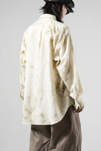 画像をギャラリービューアに読み込む, KLASICA "SH-053-MU" PLAIN BIG SHIRTS / ”KAGO-ZOME" DYED MUSLIN (ECRU)
