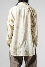 画像をギャラリービューアに読み込む, KLASICA "SH-053-MU" PLAIN BIG SHIRTS / ”KAGO-ZOME" DYED MUSLIN (ECRU)