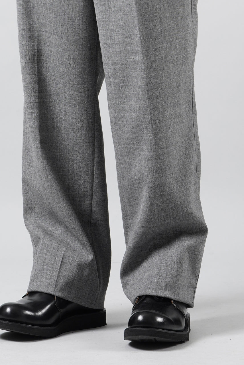 画像をギャラリービューアに読み込む, LASTMAN ONE TUCK SLACKS (GREY)