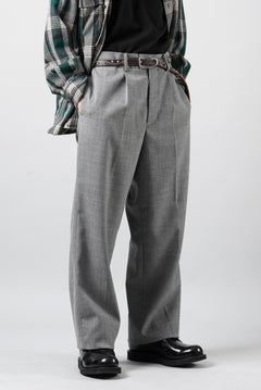 画像をギャラリービューアに読み込む, LASTMAN ONE TUCK SLACKS (GREY)
