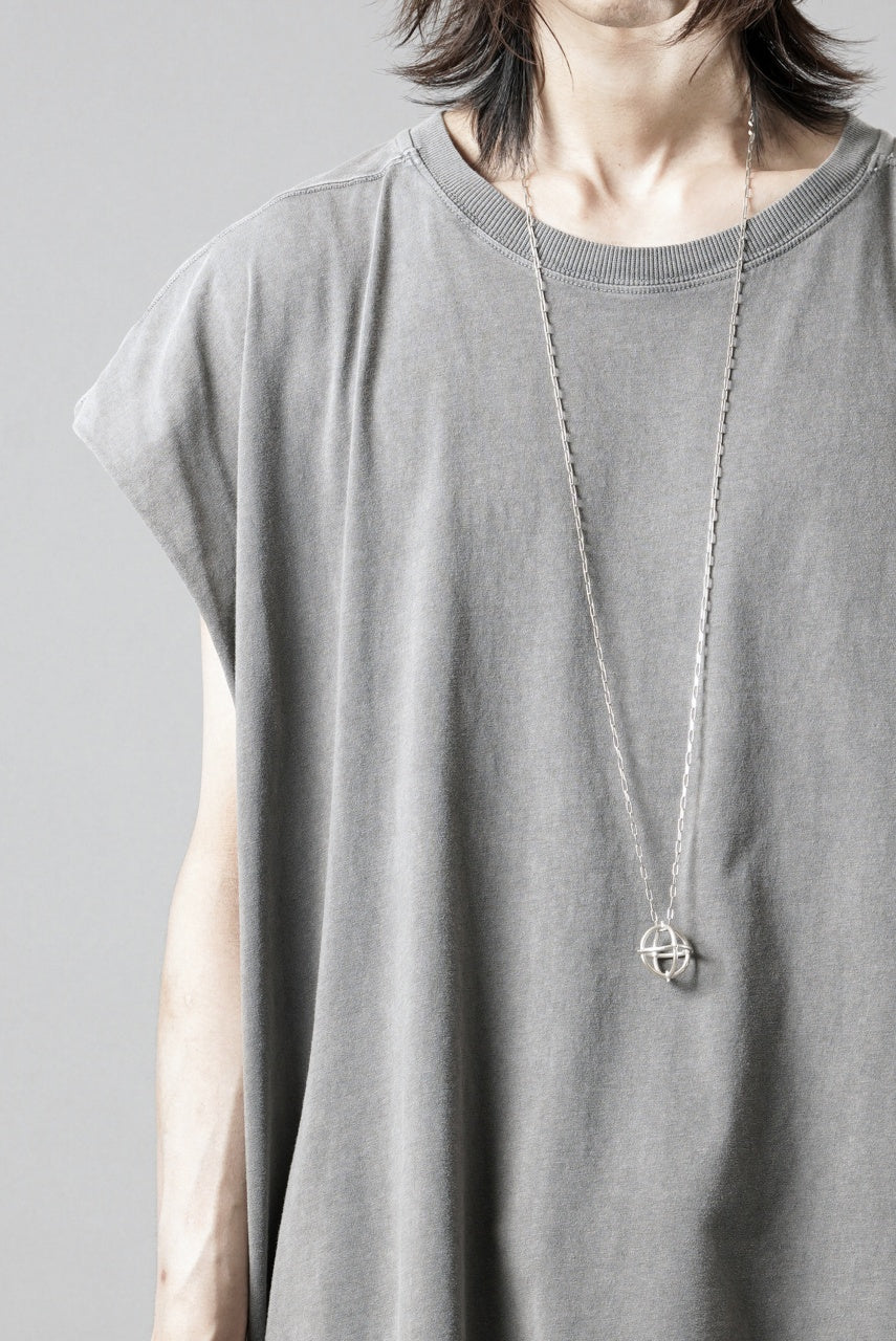thom/krom FRENCH SLEEVE T-SHIRT / OVERSIZED FIT (DARK USED GREY)の