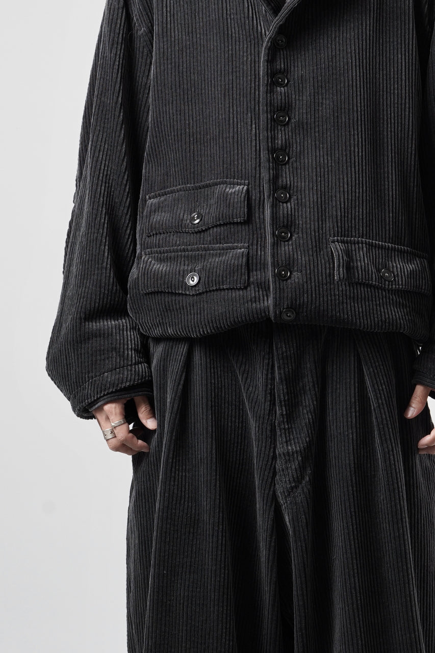 画像をギャラリービューアに読み込む, KLASICA "IRWELL-CD" WIDE ARM VOLUME BLOUSON / HI-SOFT FINISHED 5-WALE CORDUROY (IRON)
