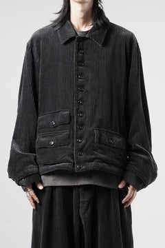 画像をギャラリービューアに読み込む, KLASICA "IRWELL-CD" WIDE ARM VOLUME BLOUSON / HI-SOFT FINISHED 5-WALE CORDUROY (IRON)