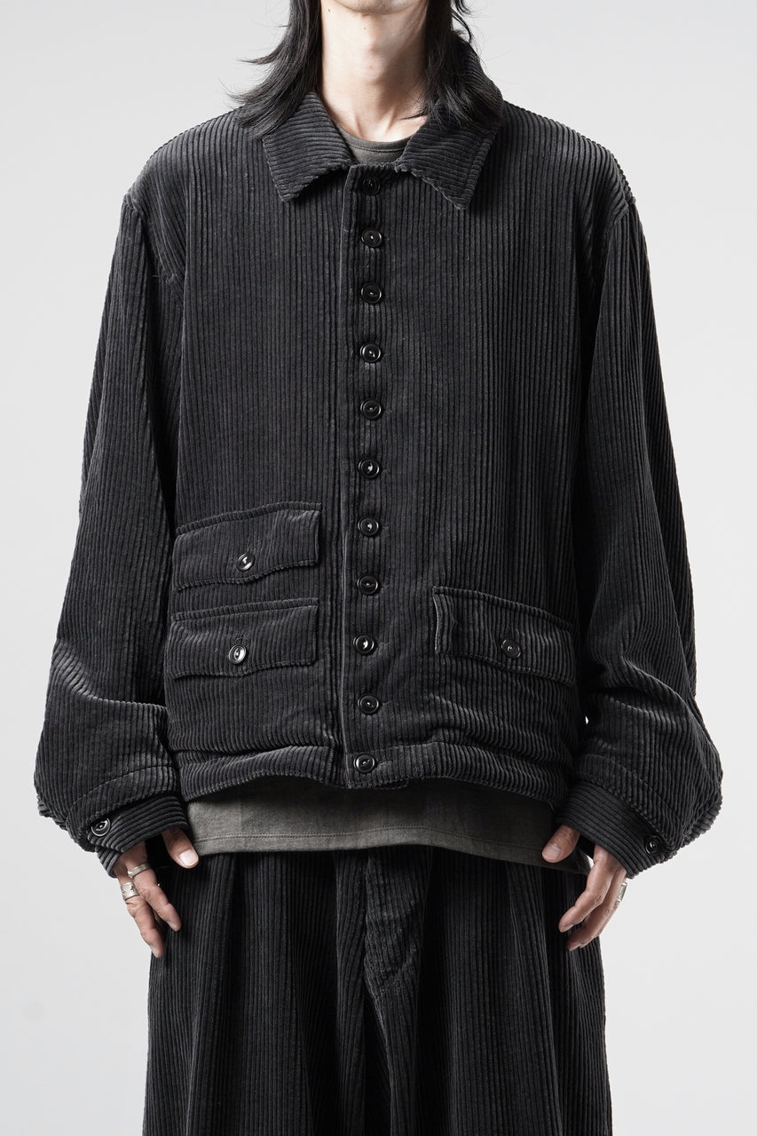画像をギャラリービューアに読み込む, KLASICA "IRWELL-CD" WIDE ARM VOLUME BLOUSON / HI-SOFT FINISHED 5-WALE CORDUROY (IRON)