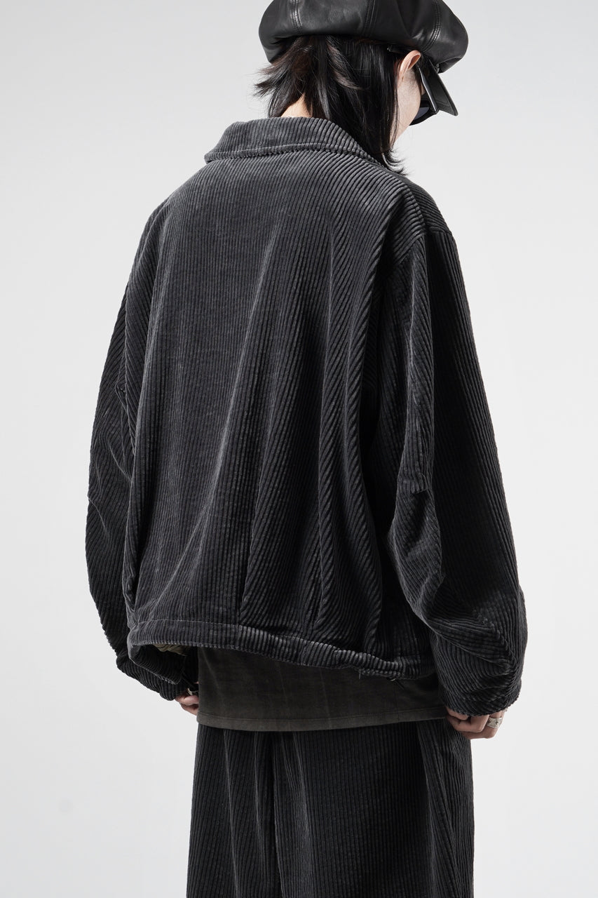 画像をギャラリービューアに読み込む, KLASICA "IRWELL-CD" WIDE ARM VOLUME BLOUSON / HI-SOFT FINISHED 5-WALE CORDUROY (IRON)