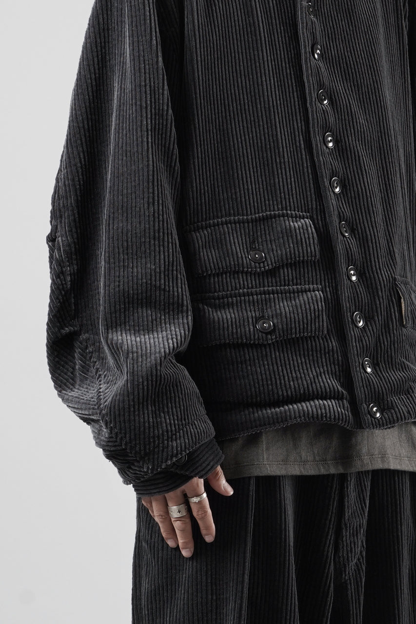 画像をギャラリービューアに読み込む, KLASICA "IRWELL-CD" WIDE ARM VOLUME BLOUSON / HI-SOFT FINISHED 5-WALE CORDUROY (IRON)