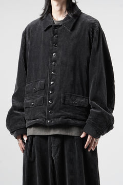 画像をギャラリービューアに読み込む, KLASICA "IRWELL-CD" WIDE ARM VOLUME BLOUSON / HI-SOFT FINISHED 5-WALE CORDUROY (IRON)