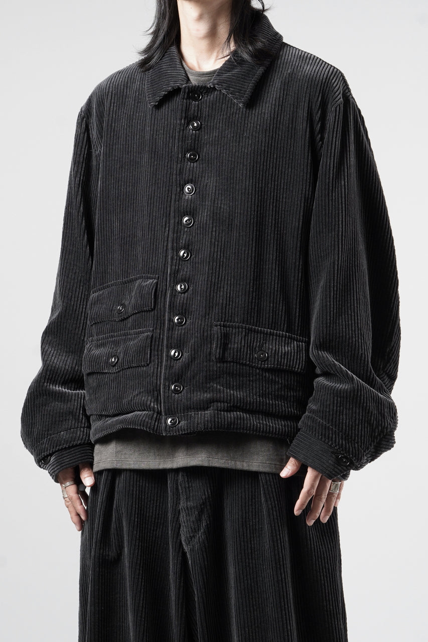 画像をギャラリービューアに読み込む, KLASICA "IRWELL-CD" WIDE ARM VOLUME BLOUSON / HI-SOFT FINISHED 5-WALE CORDUROY (IRON)