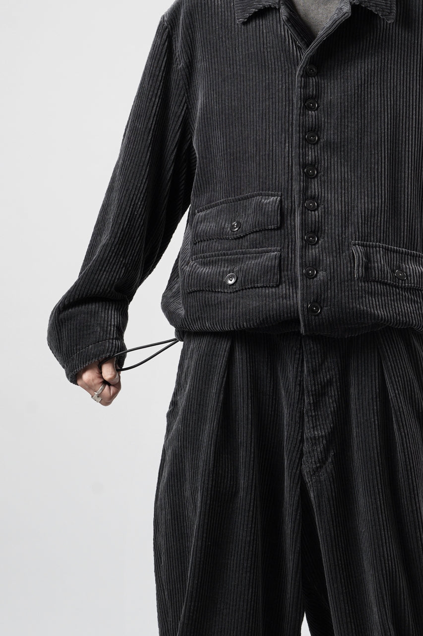 画像をギャラリービューアに読み込む, KLASICA "IRWELL-CD" WIDE ARM VOLUME BLOUSON / HI-SOFT FINISHED 5-WALE CORDUROY (IRON)