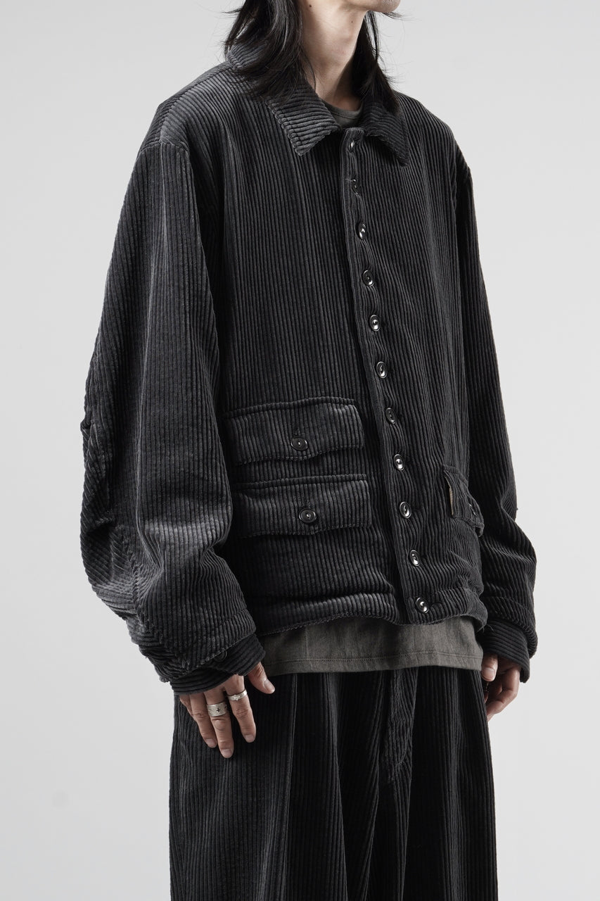 画像をギャラリービューアに読み込む, KLASICA "IRWELL-CD" WIDE ARM VOLUME BLOUSON / HI-SOFT FINISHED 5-WALE CORDUROY (IRON)