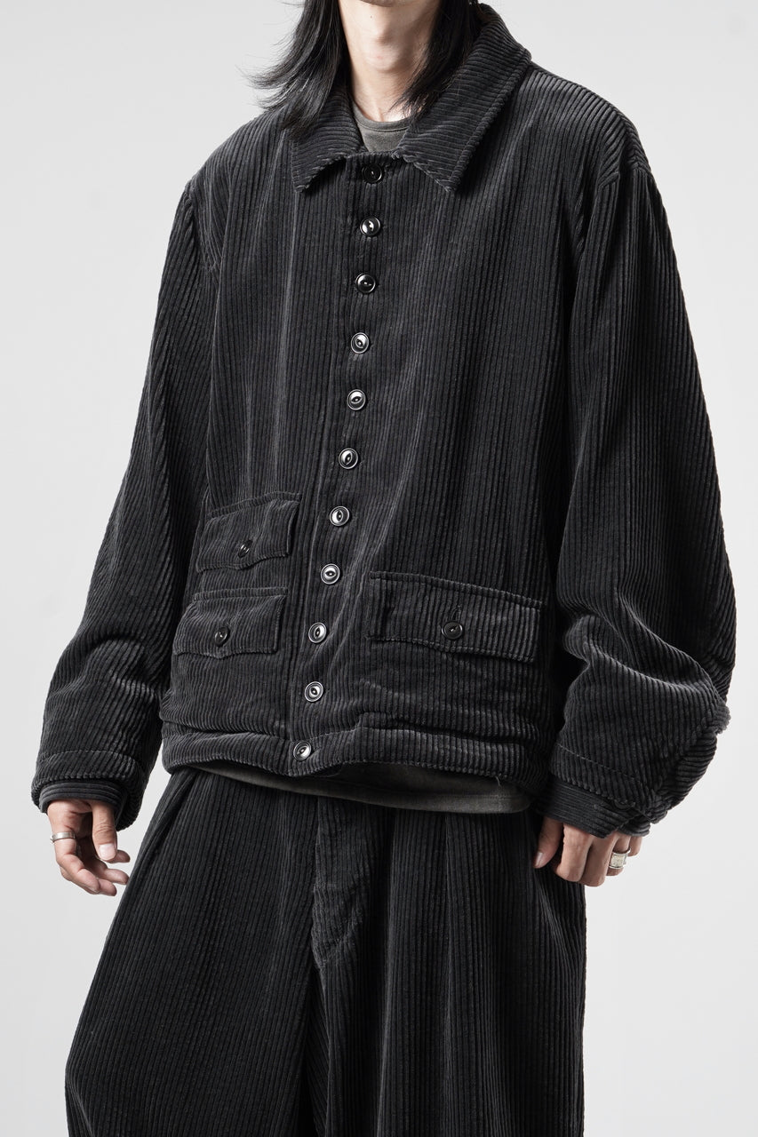 画像をギャラリービューアに読み込む, KLASICA "IRWELL-CD" WIDE ARM VOLUME BLOUSON / HI-SOFT FINISHED 5-WALE CORDUROY (IRON)