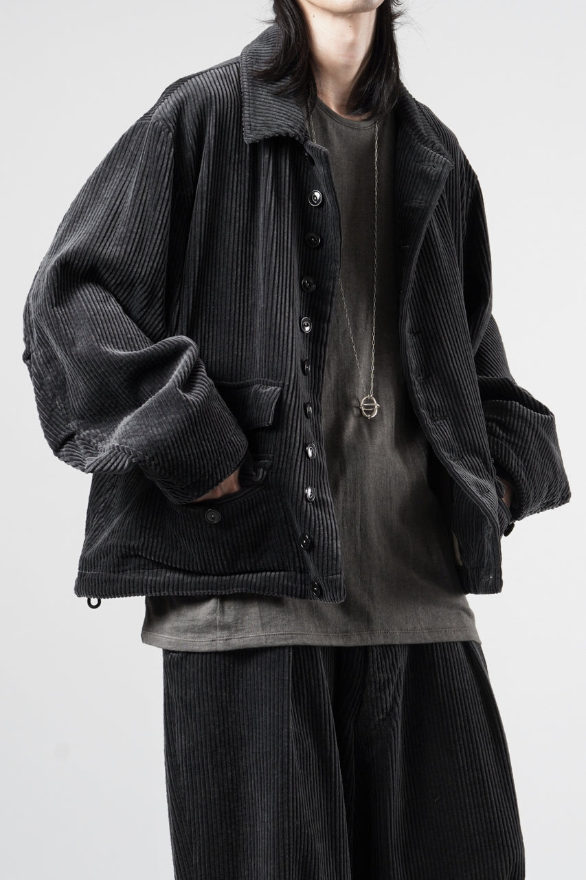 画像をギャラリービューアに読み込む, KLASICA "IRWELL-CD" WIDE ARM VOLUME BLOUSON / HI-SOFT FINISHED 5-WALE CORDUROY (IRON)