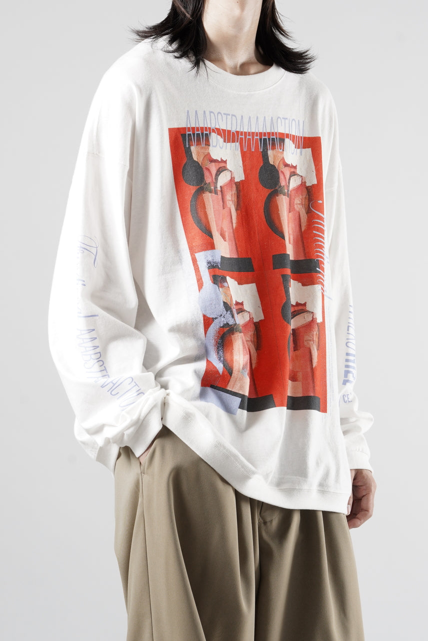 画像をギャラリービューアに読み込む, F/CE. RE AIKAWA LONG SLEEVE T-SHIRT TYPE-B (WHITE)