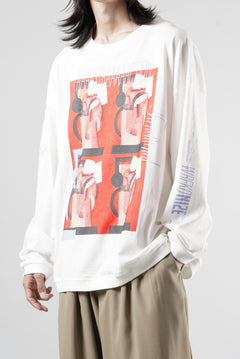 画像をギャラリービューアに読み込む, F/CE. RE AIKAWA LONG SLEEVE T-SHIRT TYPE-B (WHITE)