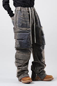 画像をギャラリービューアに読み込む, A.F ARTEFACT MULTI CARGO POCKET PANTS / ENZYME WASHED DENIM (BEIGE)