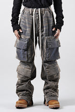 画像をギャラリービューアに読み込む, A.F ARTEFACT MULTI CARGO POCKET PANTS / ENZYME WASHED DENIM (BEIGE)