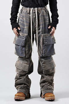 画像をギャラリービューアに読み込む, A.F ARTEFACT MULTI CARGO POCKET PANTS / ENZYME WASHED DENIM (BEIGE)