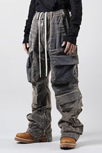 画像をギャラリービューアに読み込む, A.F ARTEFACT MULTI CARGO POCKET PANTS / ENZYME WASHED DENIM (BEIGE)