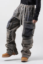 画像をギャラリービューアに読み込む, A.F ARTEFACT MULTI CARGO POCKET PANTS / ENZYME WASHED DENIM (BEIGE)