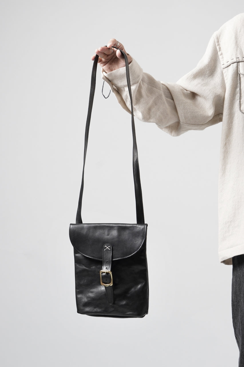 画像をギャラリービューアに読み込む, A TENTATIVE ATELIER exclusive T.S.Eliot REPLICA HAVERSACK SHOULDER BAG / VACHETTA HORSE LEATHER (BLACK)