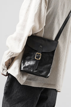 画像をギャラリービューアに読み込む, A TENTATIVE ATELIER exclusive T.S.Eliot REPLICA HAVERSACK SHOULDER BAG / VACHETTA HORSE LEATHER (BLACK)