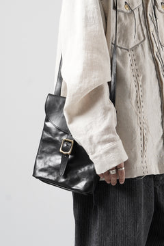 画像をギャラリービューアに読み込む, A TENTATIVE ATELIER exclusive T.S.Eliot REPLICA HAVERSACK SHOULDER BAG / VACHETTA HORSE LEATHER (BLACK)