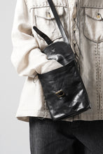 画像をギャラリービューアに読み込む, A TENTATIVE ATELIER exclusive T.S.Eliot REPLICA HAVERSACK SHOULDER BAG / VACHETTA HORSE LEATHER (BLACK)
