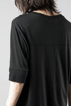 画像をギャラリービューアに読み込む, thom/krom ROUND NECK T-SHIRT / SLIM FIT (BLACK)