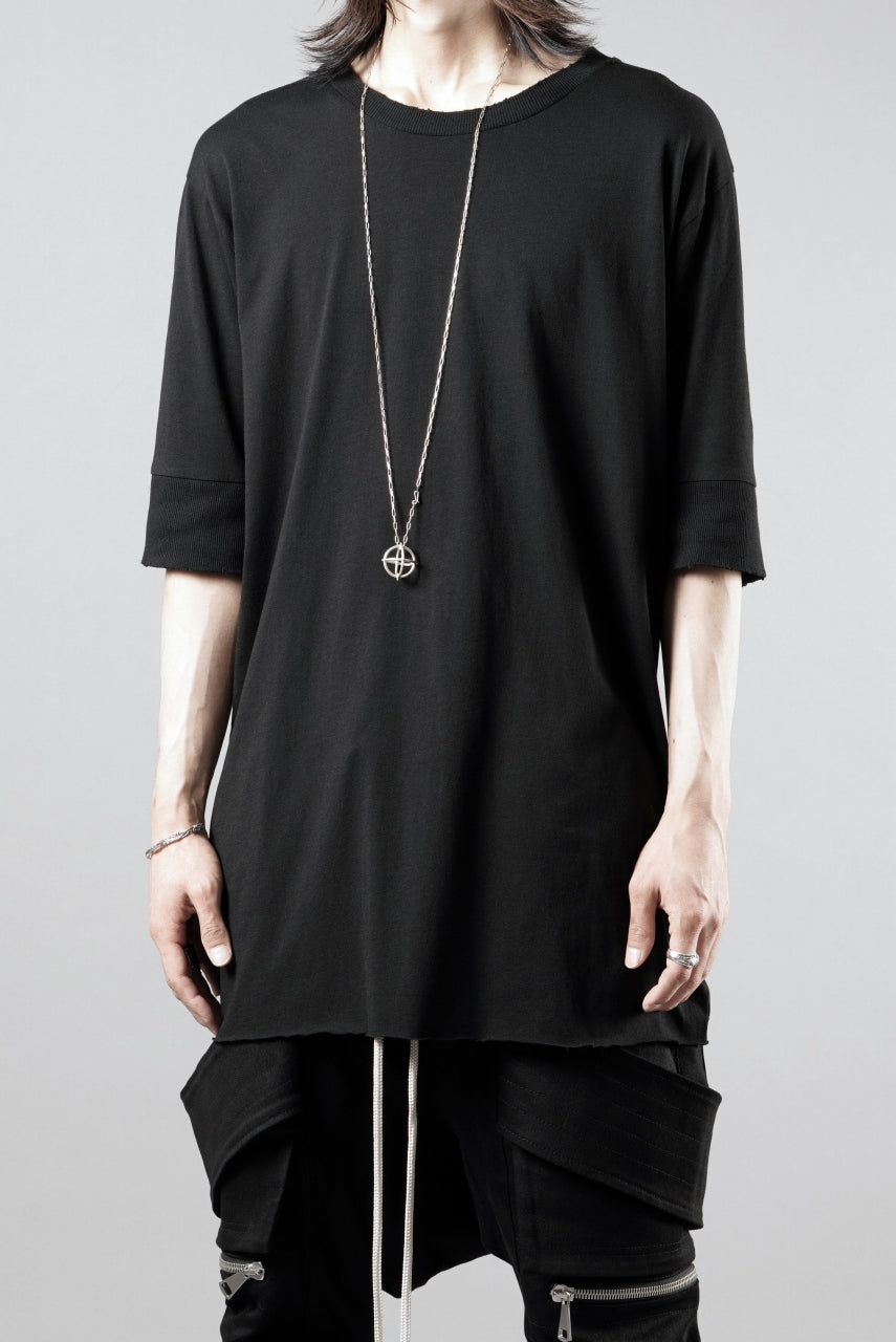 画像をギャラリービューアに読み込む, thom/krom ROUND NECK T-SHIRT / SLIM FIT (BLACK)