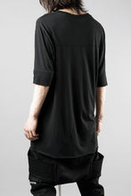 画像をギャラリービューアに読み込む, thom/krom ROUND NECK T-SHIRT / SLIM FIT (BLACK)