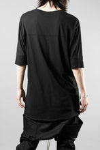 画像をギャラリービューアに読み込む, thom/krom ROUND NECK T-SHIRT / SLIM FIT (BLACK)