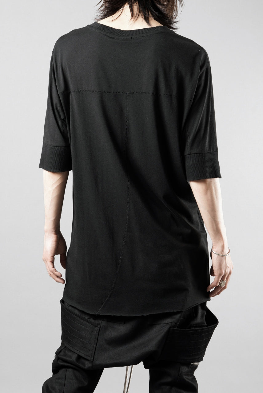 画像をギャラリービューアに読み込む, thom/krom ROUND NECK T-SHIRT / SLIM FIT (BLACK)