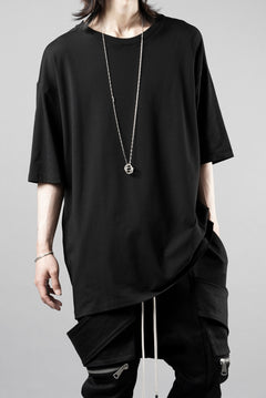画像をギャラリービューアに読み込む, thom/krom ROUND NECK T-SHIRT / RELAXED FIT (BLACK)