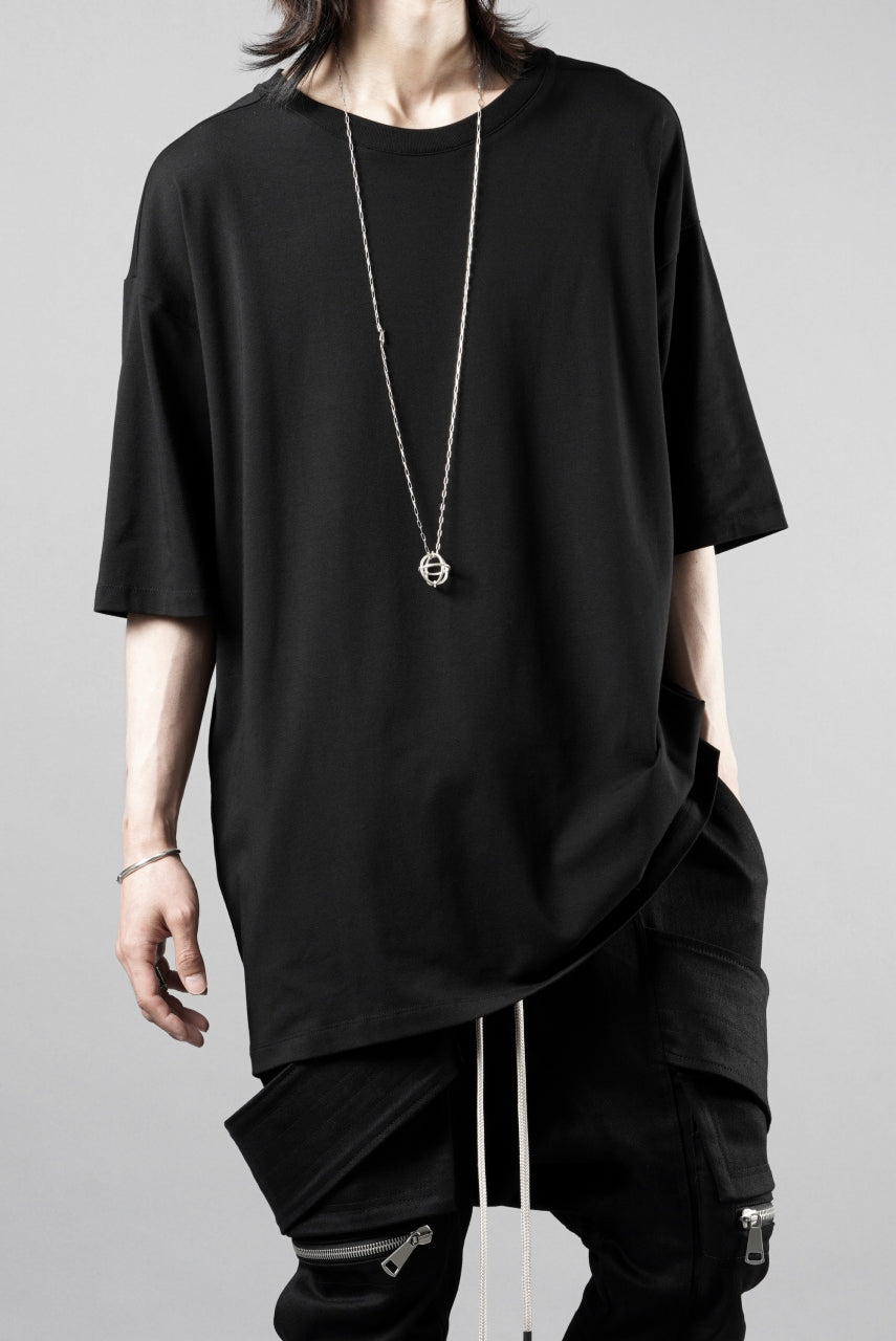 画像をギャラリービューアに読み込む, thom/krom ROUND NECK T-SHIRT / RELAXED FIT (BLACK)