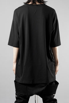画像をギャラリービューアに読み込む, thom/krom ROUND NECK T-SHIRT / RELAXED FIT (BLACK)