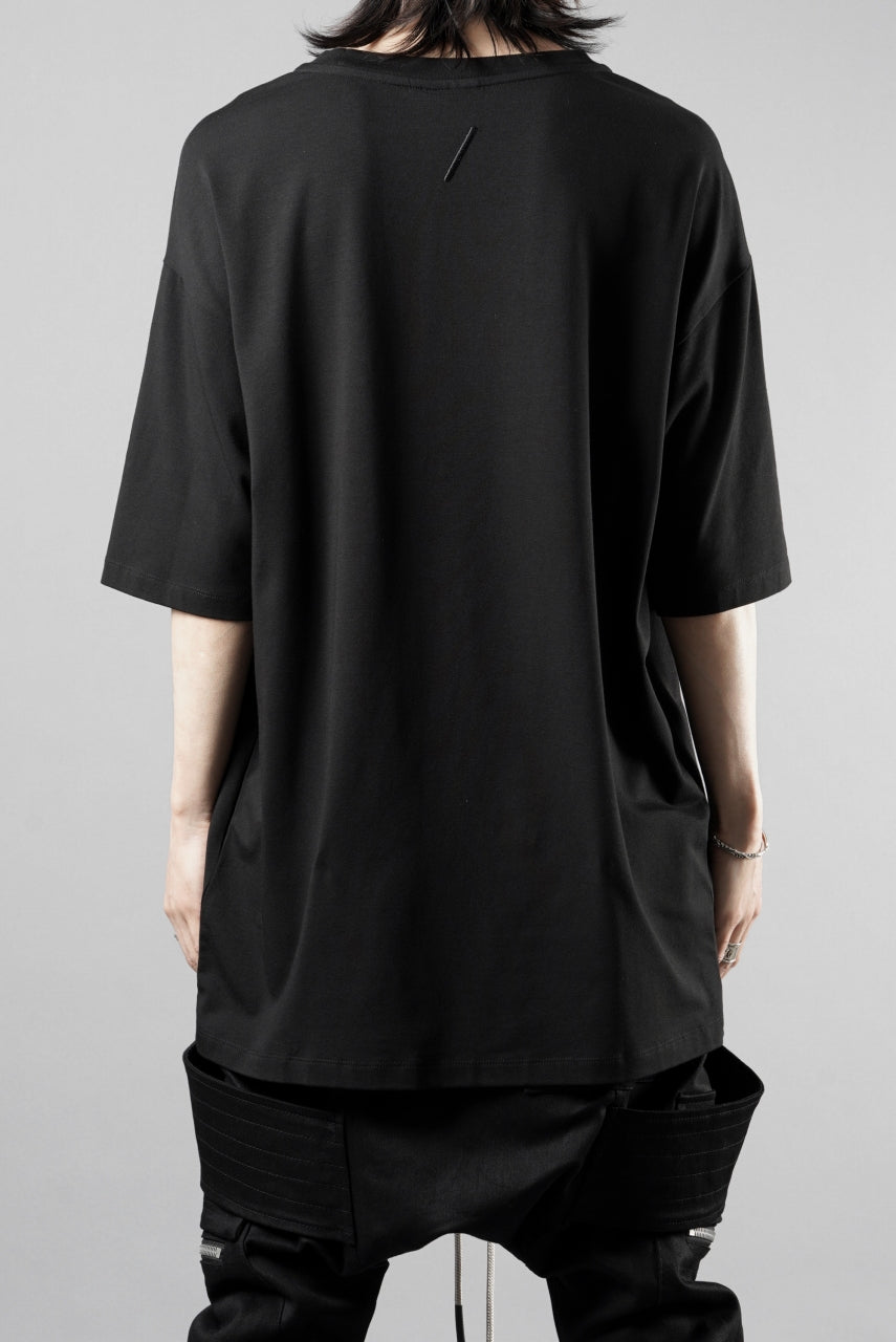 画像をギャラリービューアに読み込む, thom/krom ROUND NECK T-SHIRT / RELAXED FIT (BLACK)