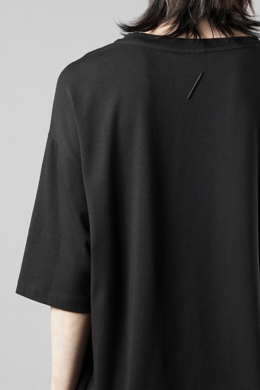 画像をギャラリービューアに読み込む, thom/krom ROUND NECK T-SHIRT / RELAXED FIT (BLACK)