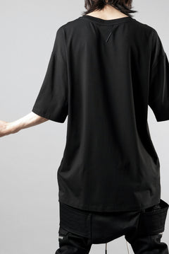 画像をギャラリービューアに読み込む, thom/krom ROUND NECK T-SHIRT / RELAXED FIT (BLACK)
