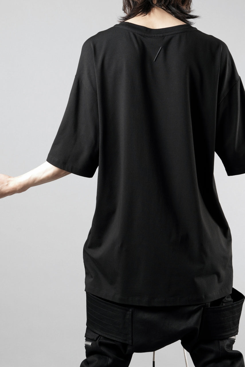 画像をギャラリービューアに読み込む, thom/krom ROUND NECK T-SHIRT / RELAXED FIT (BLACK)
