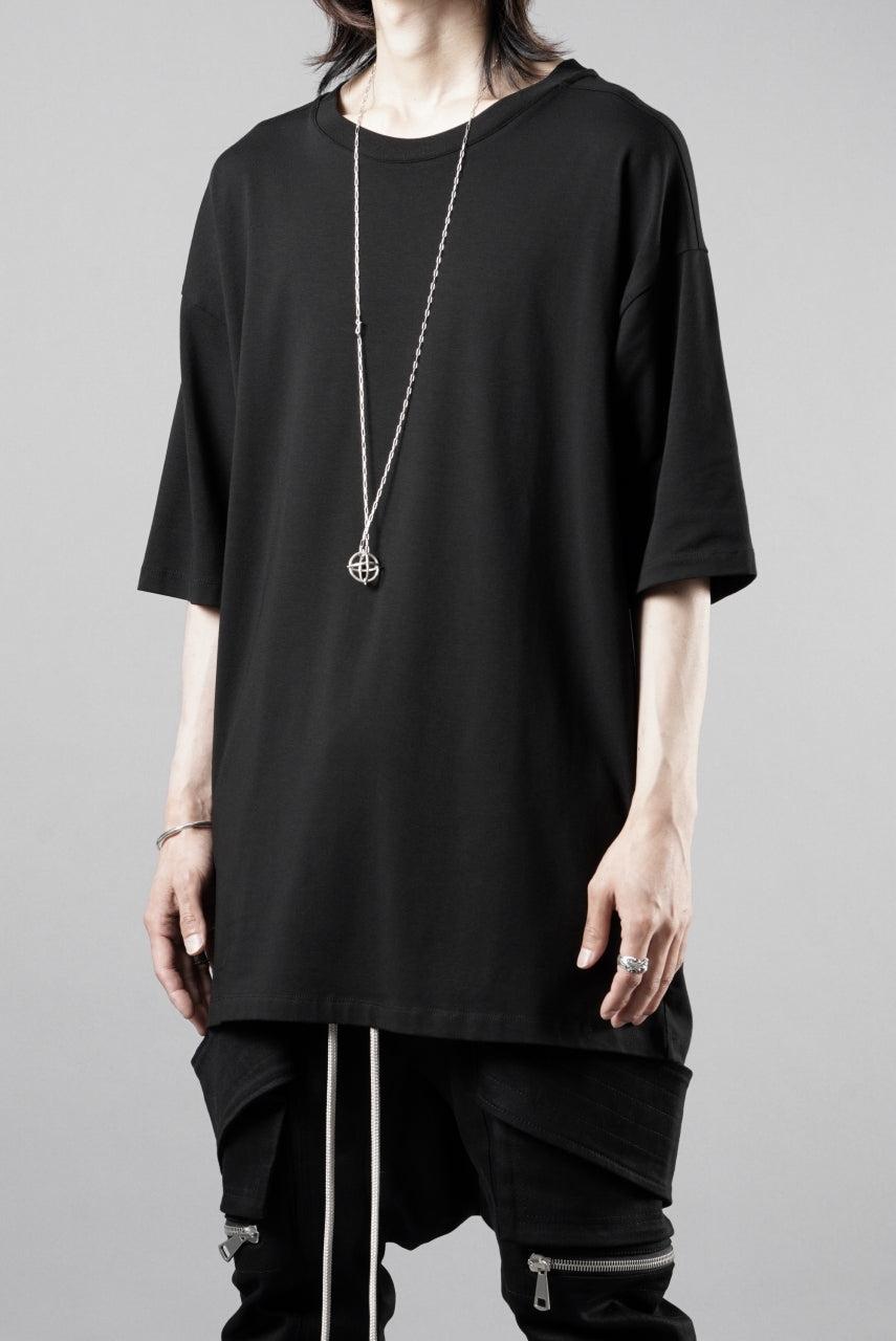 画像をギャラリービューアに読み込む, thom/krom ROUND NECK T-SHIRT / RELAXED FIT (BLACK)