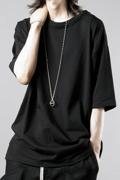 画像をギャラリービューアに読み込む, thom/krom ROUND NECK T-SHIRT / RELAXED FIT (BLACK)