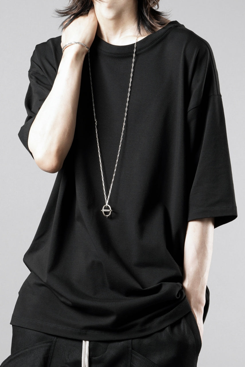 画像をギャラリービューアに読み込む, thom/krom ROUND NECK T-SHIRT / RELAXED FIT (BLACK)