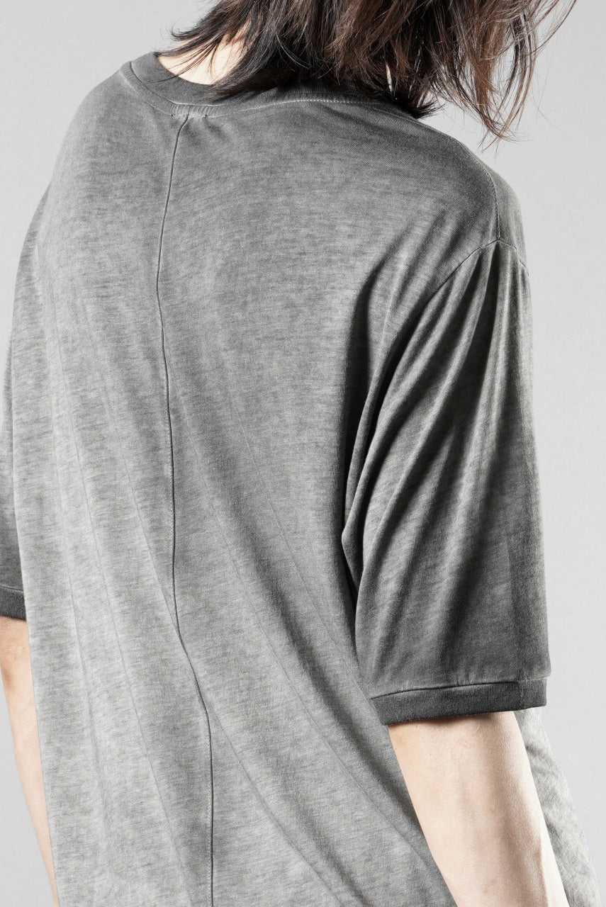 画像をギャラリービューアに読み込む, thom/krom OBJECT DYED T-SHIRT / SLIM FIT (COLD DYE GREY)