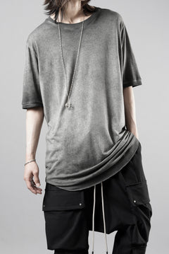 画像をギャラリービューアに読み込む, thom/krom OBJECT DYED T-SHIRT / SLIM FIT (COLD DYE GREY)
