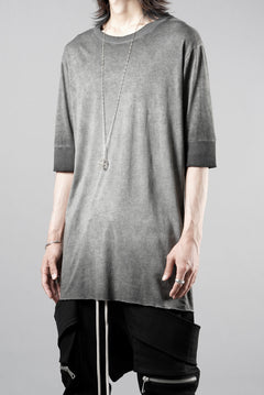 画像をギャラリービューアに読み込む, thom/krom ROUND NECK T-SHIRT / SLIM FIT (COLD DYE GREY)