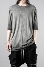 画像をギャラリービューアに読み込む, thom/krom ROUND NECK T-SHIRT / SLIM FIT (COLD DYE GREY)