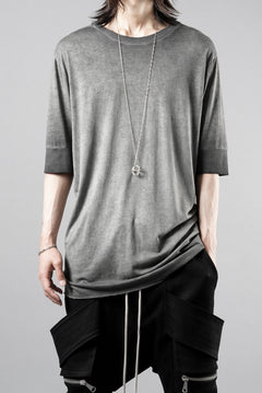 画像をギャラリービューアに読み込む, thom/krom ROUND NECK T-SHIRT / SLIM FIT (COLD DYE GREY)